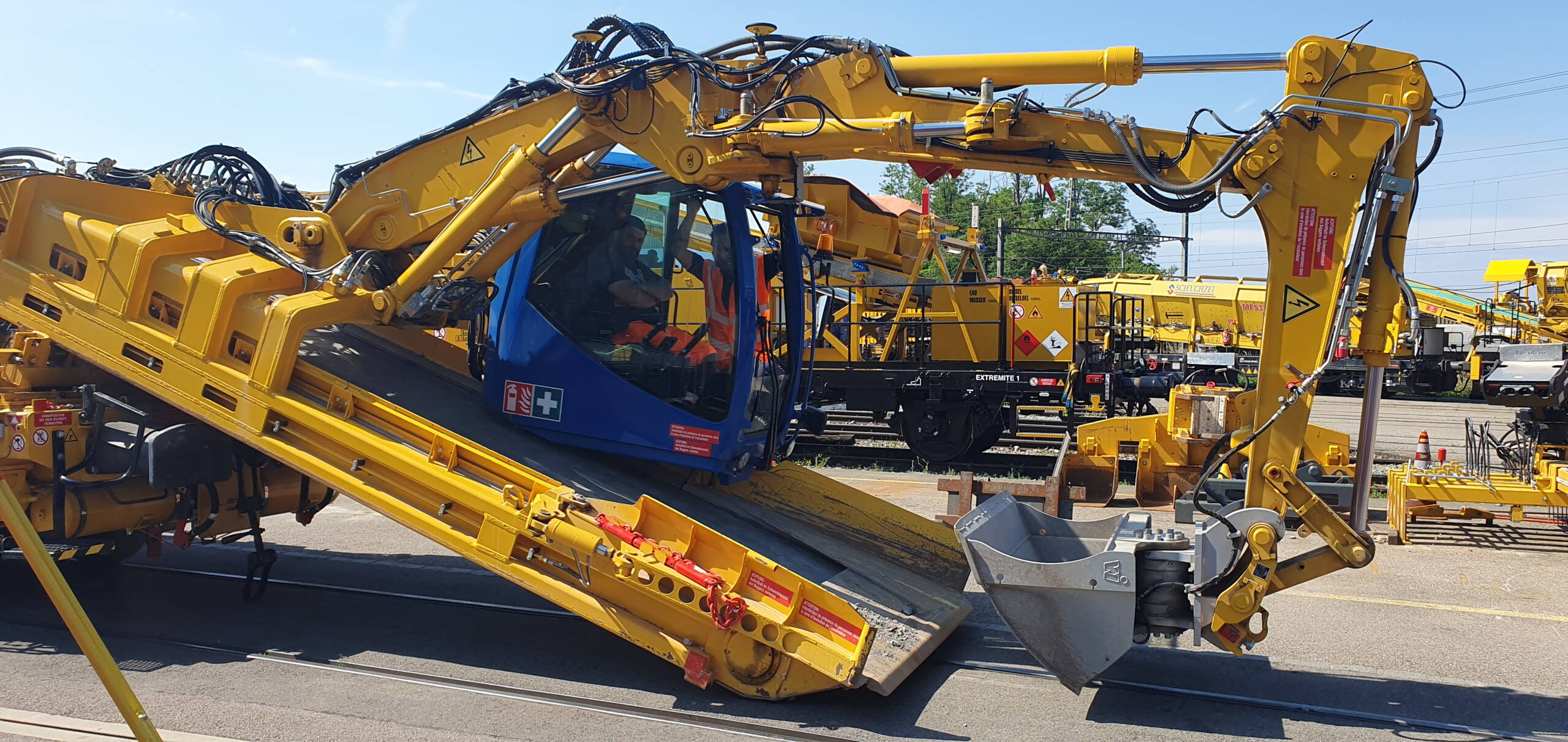 Excavator section.